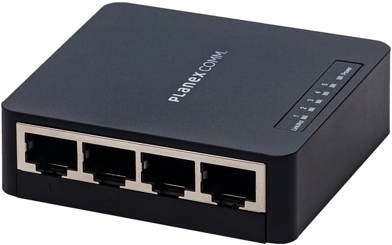 PLANEX 5 port Gigabit Repeater Hub Network Tap FXG-05RPT2 From Japan NEW