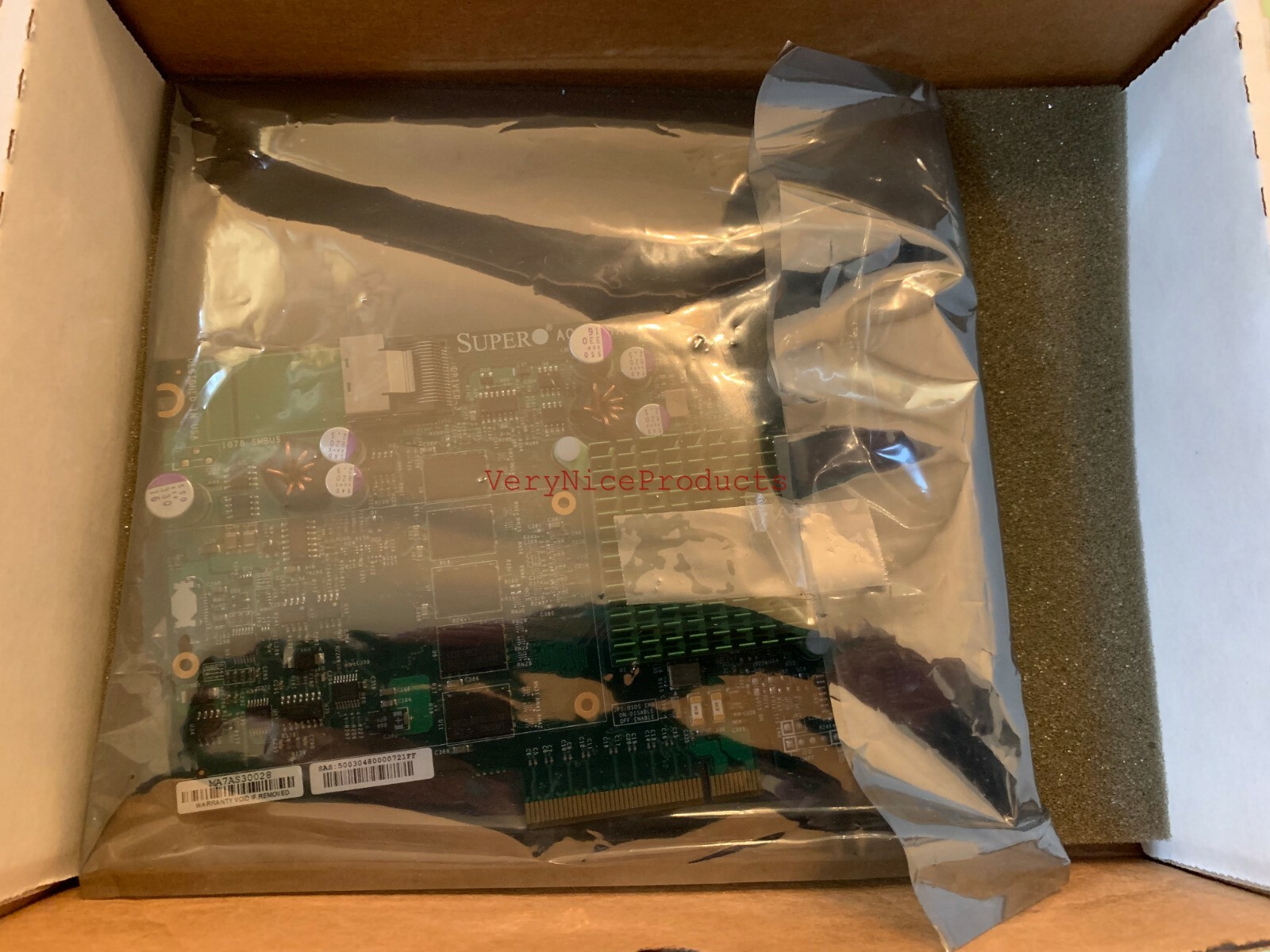 Supermicro AOC-USAS-H4IR 3Gb/s 4-Internal And 4-External Ports SAS Raid Adapter