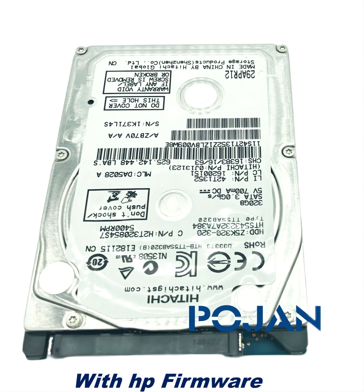 HDD CH538-67075 CH538-67007 Fit for HP DesignJet T770 T1200 Hard Drive Disk -FW