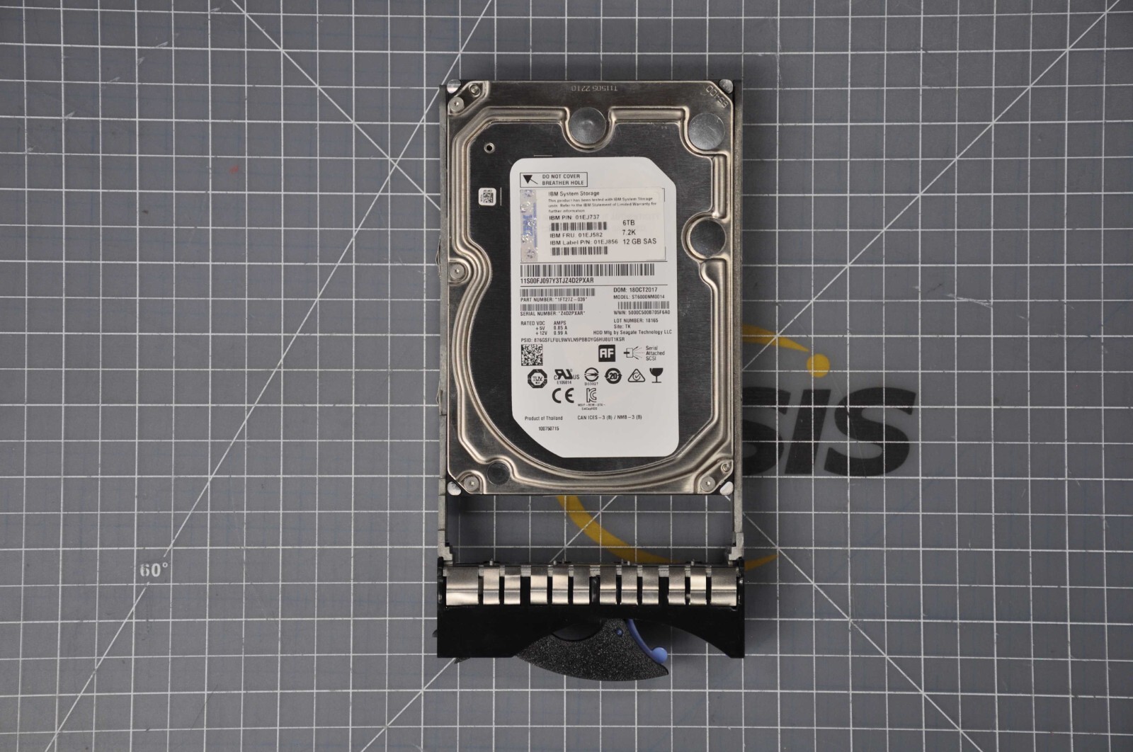 IBM 6TB 7.2K 3.5IN 12Gbps SAS Hard Drive Grade A 01EJ582