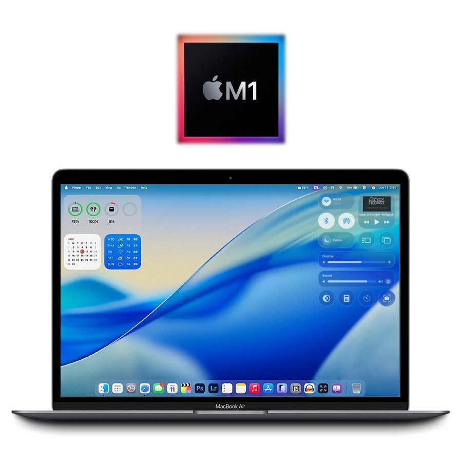 2020 Apple M1 MacBook Air 13.3" 90%+ 16GB/512GB SSD (Gray) A2337 w/Warranty