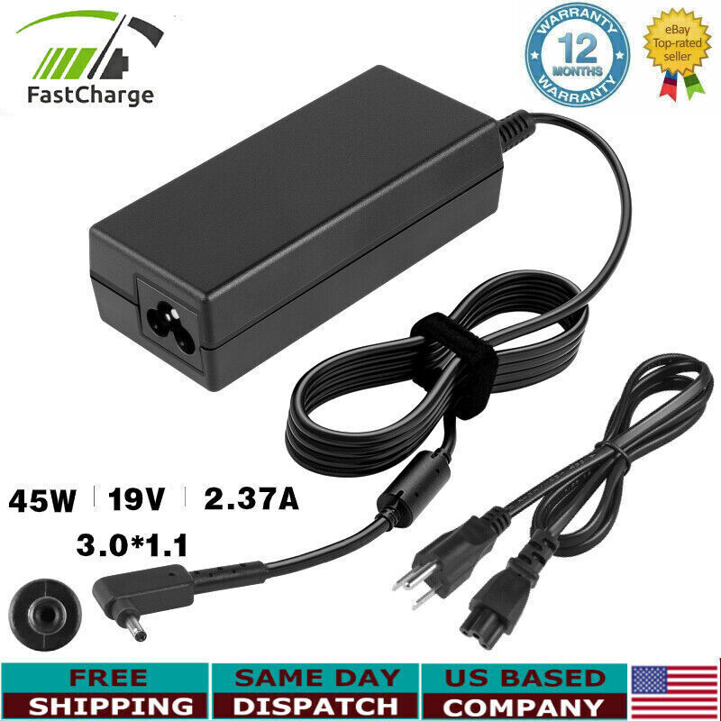 For Acer Aspire R5-571T R5-571TG Laptop Ac Adapter Charger & Power Cord 45W