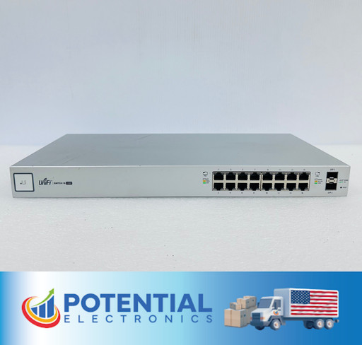 USED Ubiquiti Networks UniFi Switch 16 150W Model US-16-150W FOR PARTS REPAIR 🚚