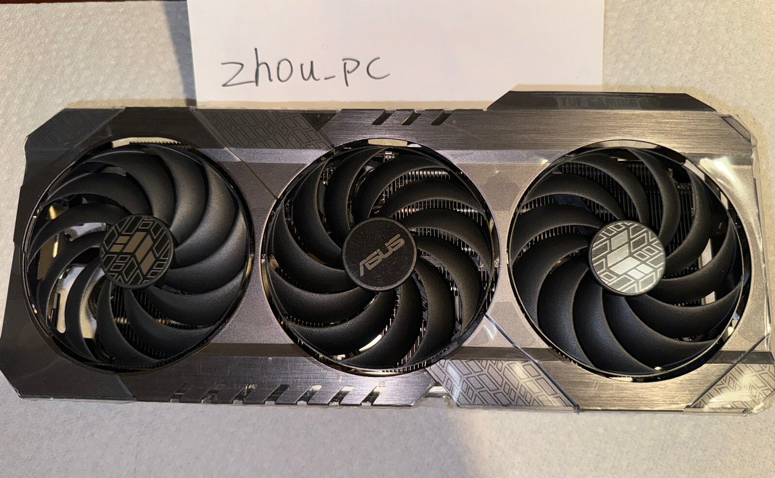 (FOR PARTS) Shroud Cooler Radiator For Asus RTX 4090 Tuf Gaming OG (Cooler Only)