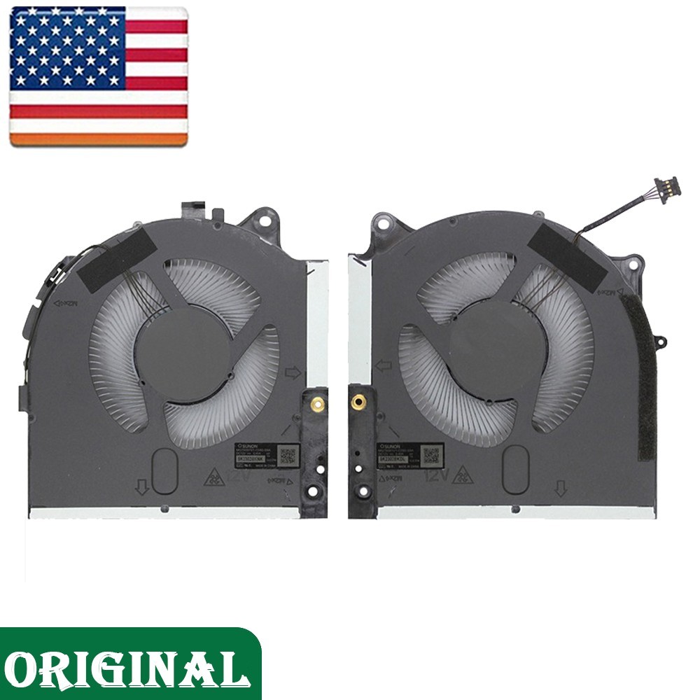 OEM CPU + GPU 12V Fan For DELL Alienware M17 R5 2022 MG75091V1-C080-S9A C090-S9A