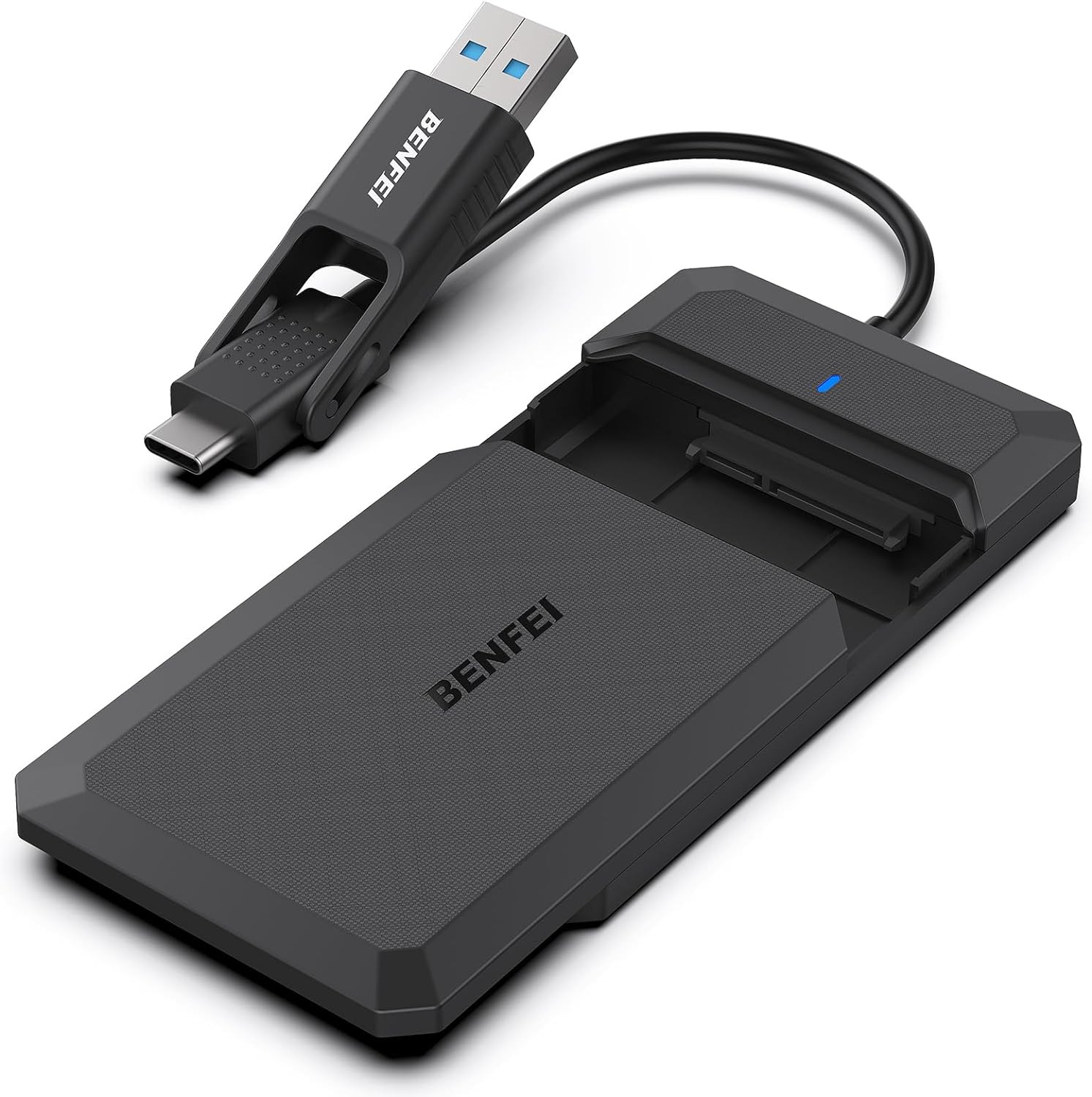 BENFEI 2.5 Inch SATA to USB Tool Free External Hard Drive Enclosure, USB