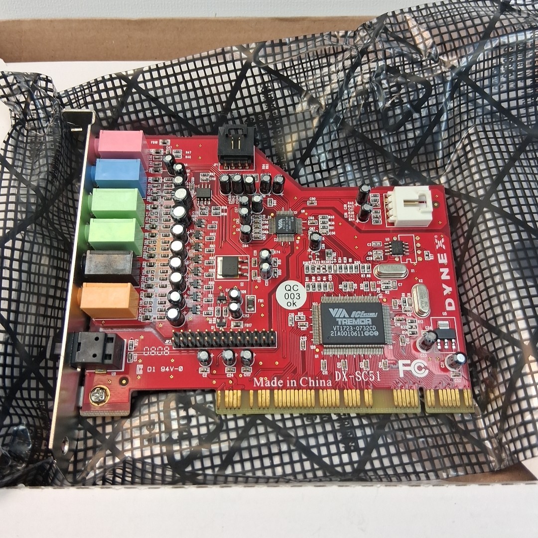 Dynex DX-SC51 PCI 5.1 Surround Sound PC Expansion Card
