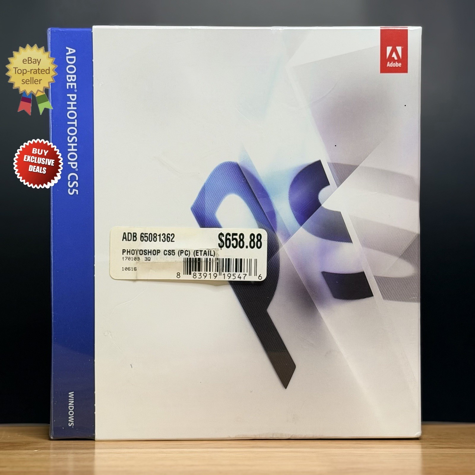 NEW Adobe Photoshop CS5 64 & 32 bit For Windows Full Retail DVD Version -SEALED-