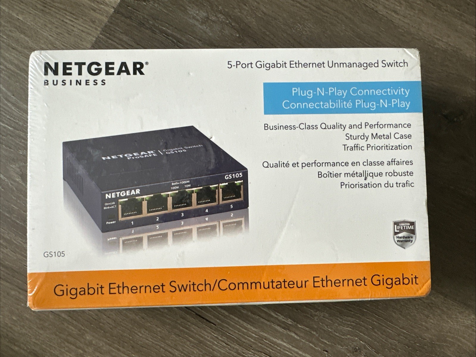 Netgear Business 5-port Gigabit Ethernet Unmanaged Switch GS105