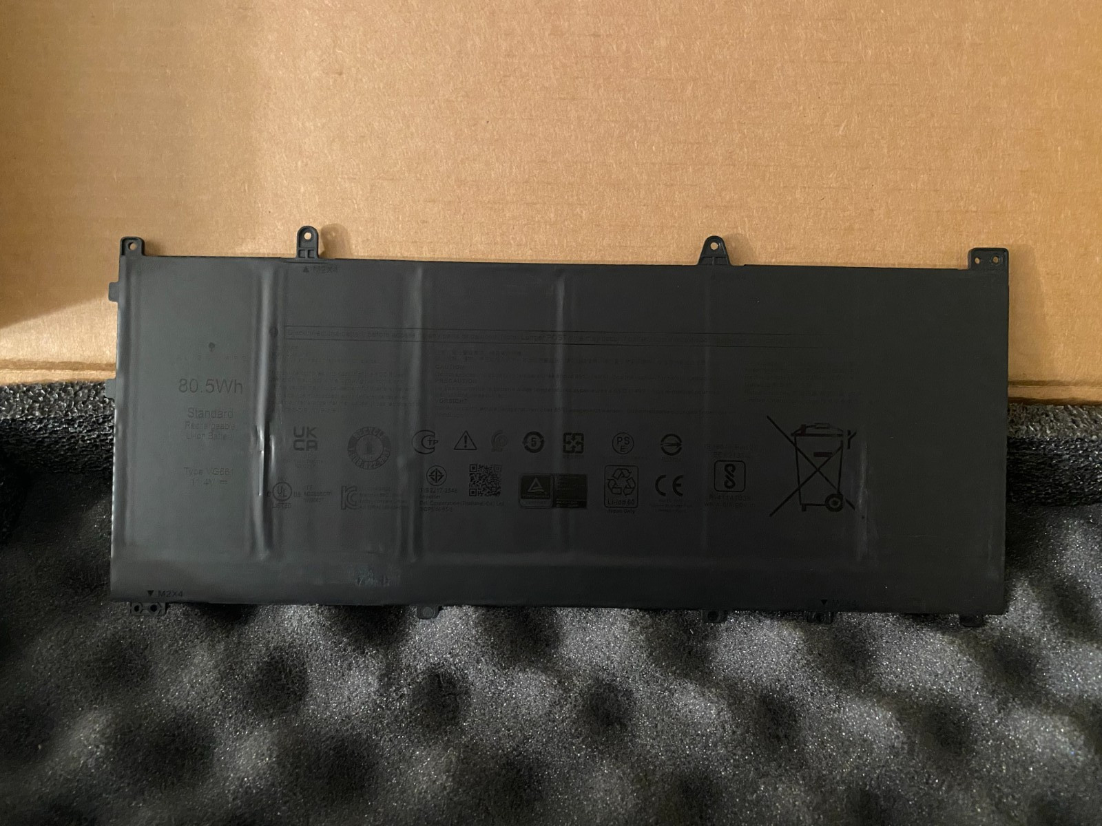 NEW GENIUNE ALIENWARE VG661 Battery Laptop Battery 80.5wh