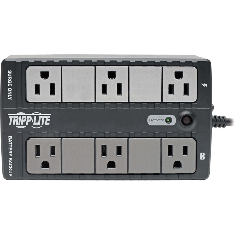 Eaton BC350 6-Outlet UPS AVR Desk or Wall 210W 120V 3x Battery Power 350VA Black