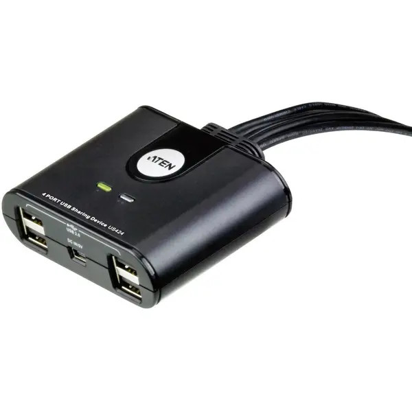 ATEN US424-AT 4-Port USB 2.0 Switch Black