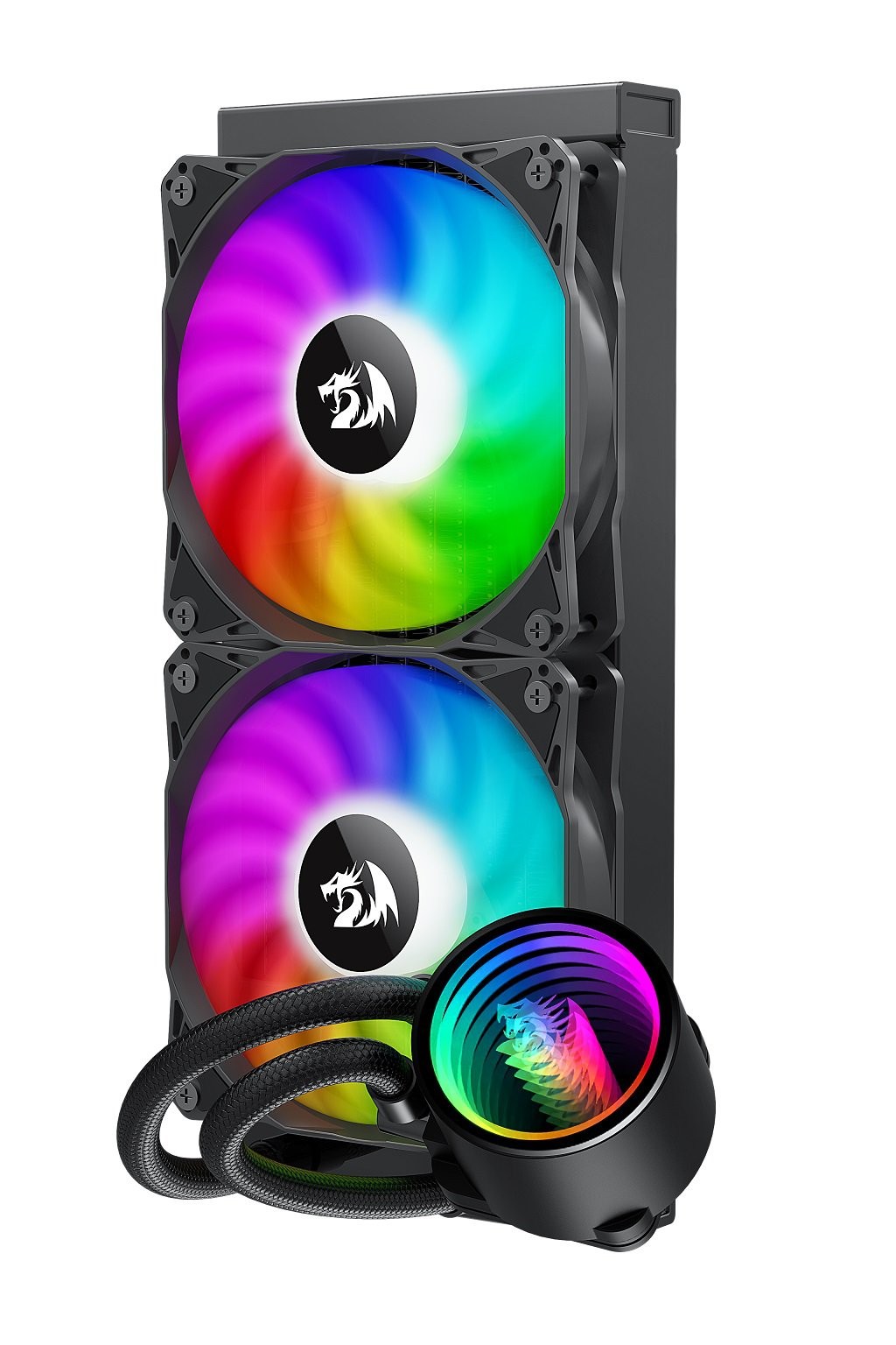 Redragon CCW-3012 Liquid 240 CPU Cooler PWM Fan LGA1851 LGA1700 AM5 AM4 Black