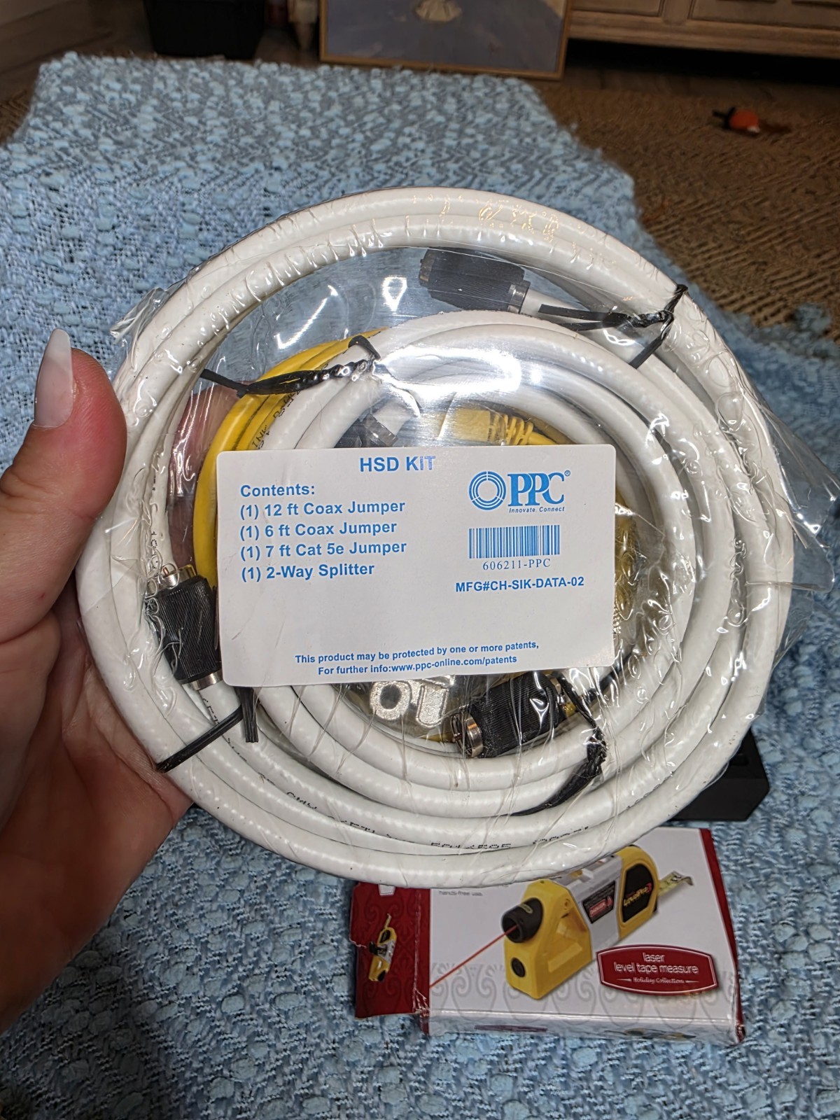 PPC, HSD kit, MFG# CH-SIK-DATA-02.  Home/Office Phone & Data Cable Kit F3