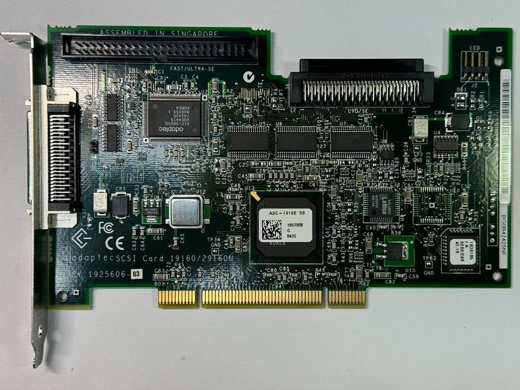 Adaptec ASC-19160/29160N SCSI Controller Card