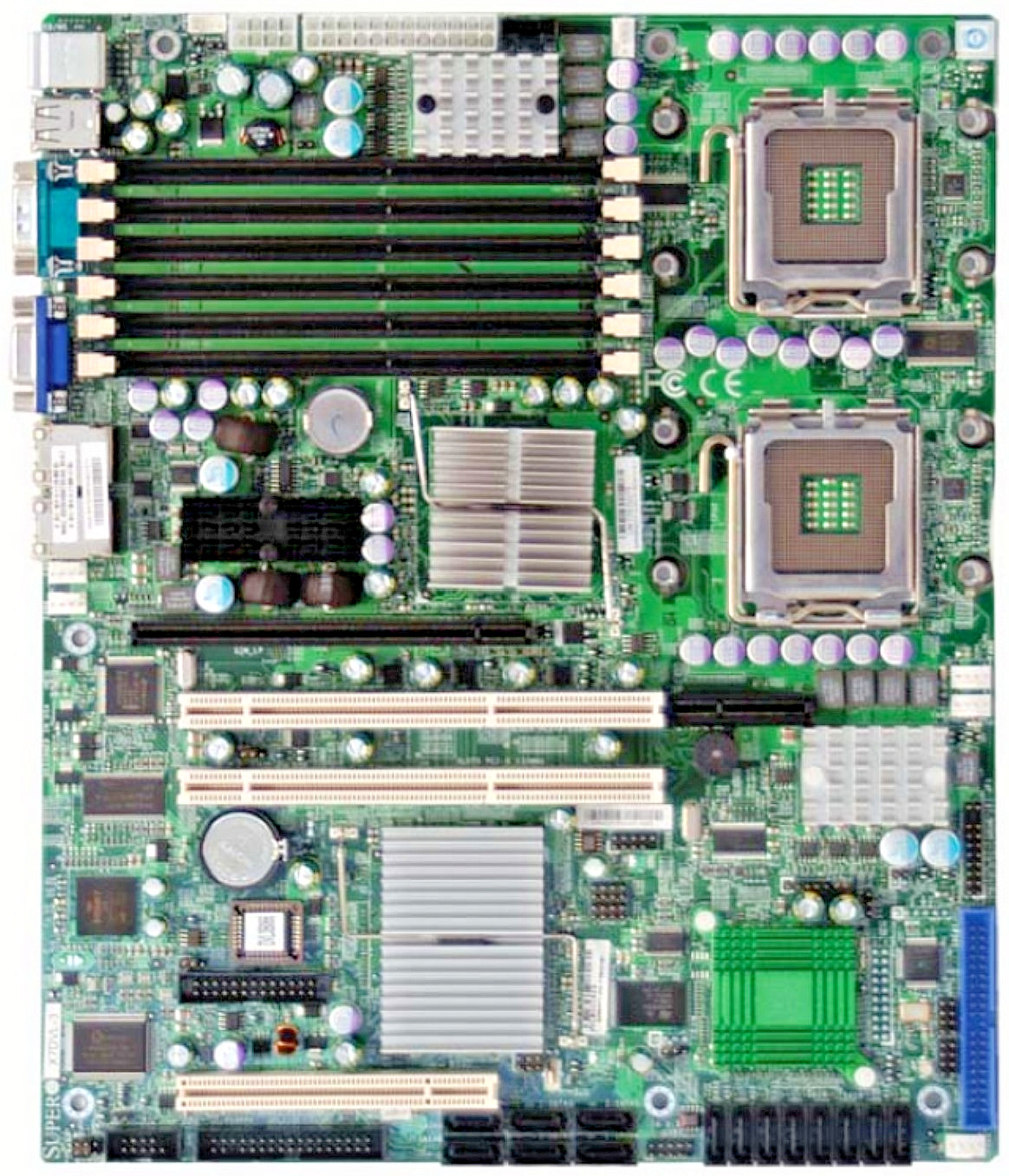 SuperMicro X7DVL-3 Motherboard w/ 2x Intel Xeon E5335 CPU @ 2.0GHz and 16GB Ram