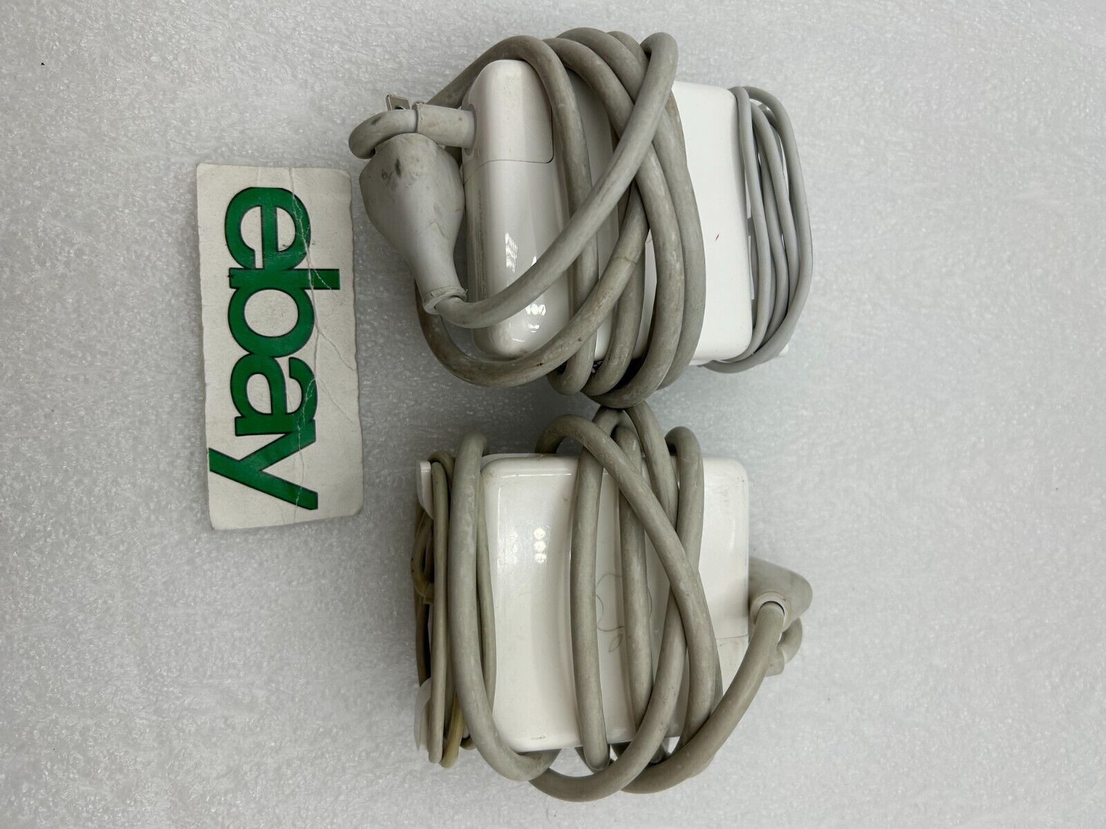 LOT OF 2 GENUINE  Apple 85W Magsafe Power Adapter A1343 MACBOOK Charger Free S/H