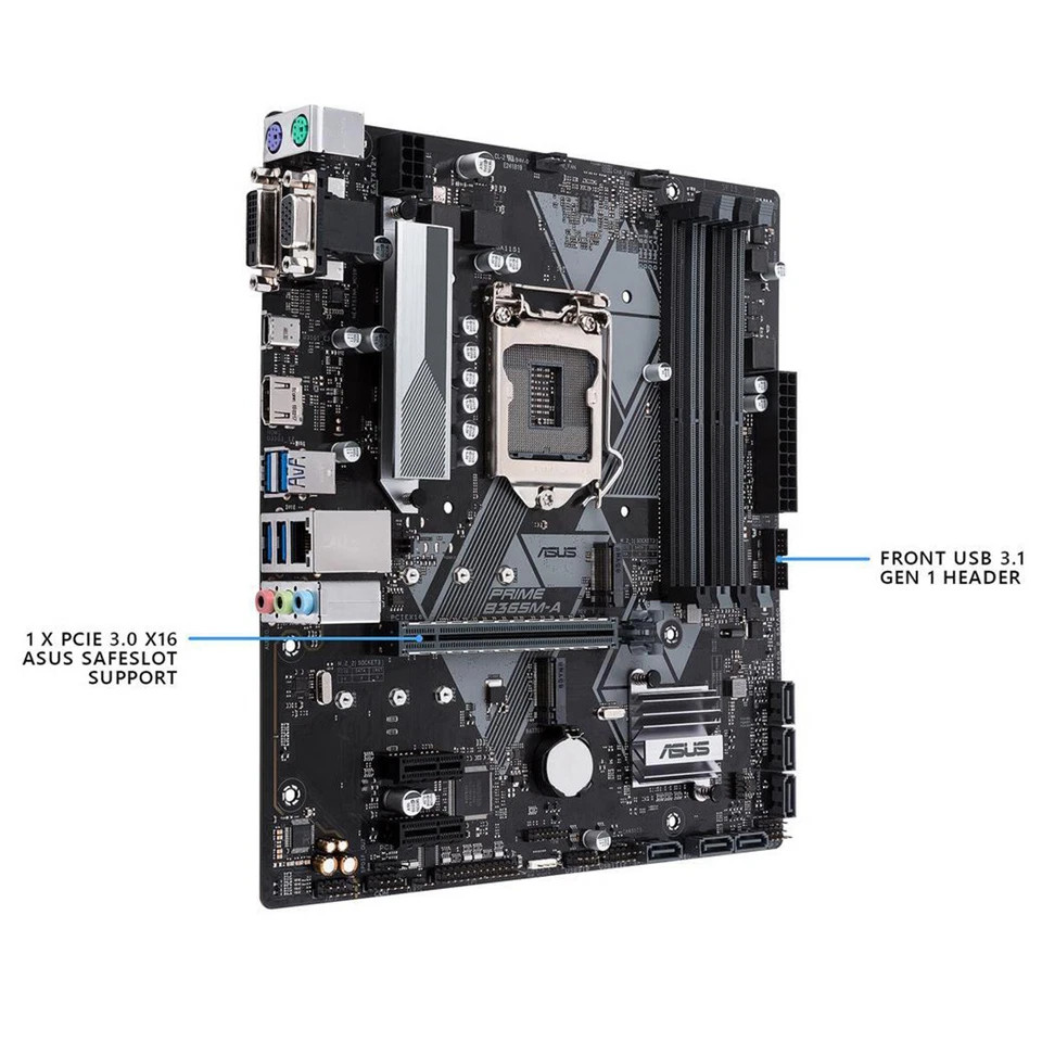 ASUS PRIME B365M-A Motherboard Intel B365 LGA-1151 DDR4 M.2 M-ATX core i3/i5/i7