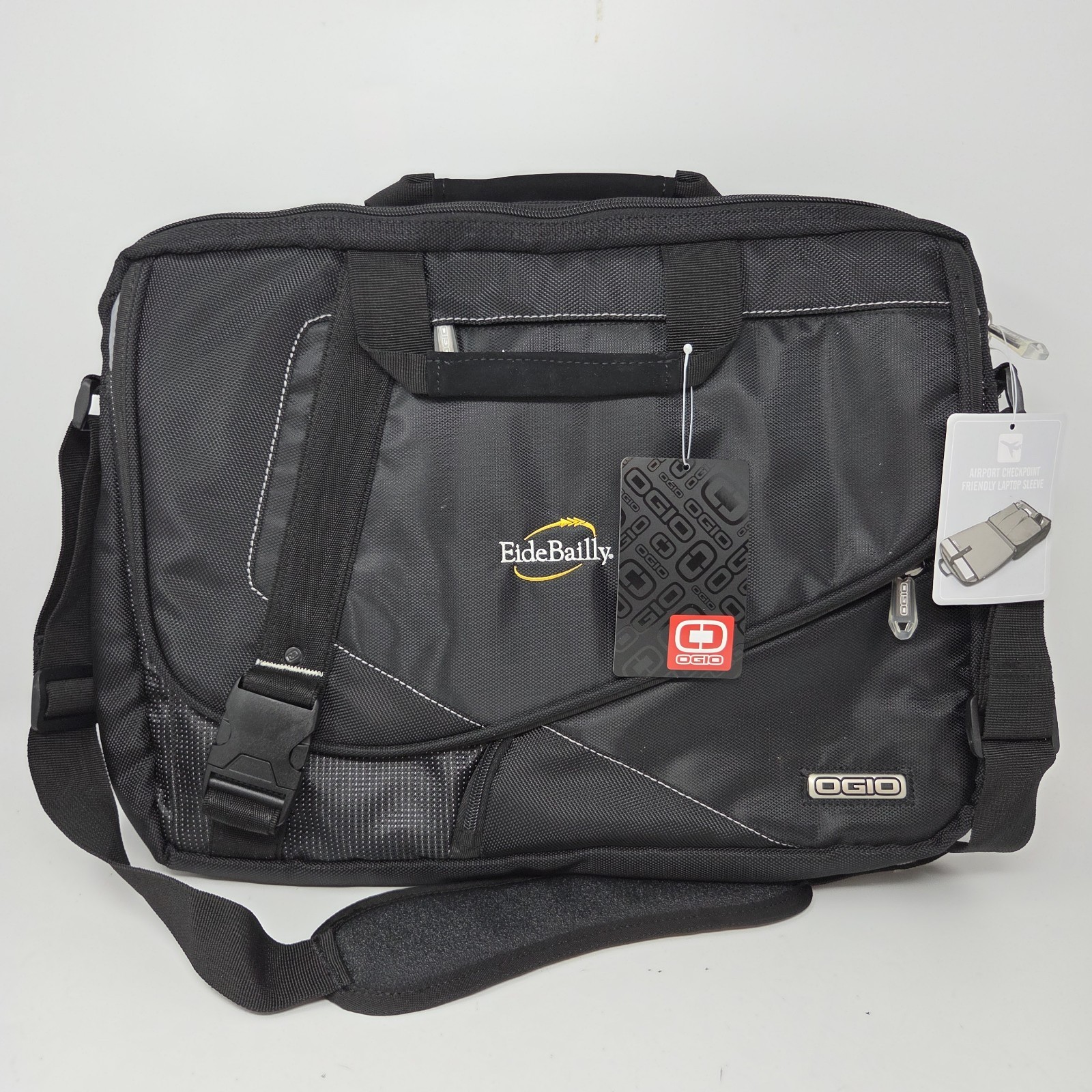 OGIO Voyager Laptop Messenger Bag tech briefcase Corporate Logo 117023