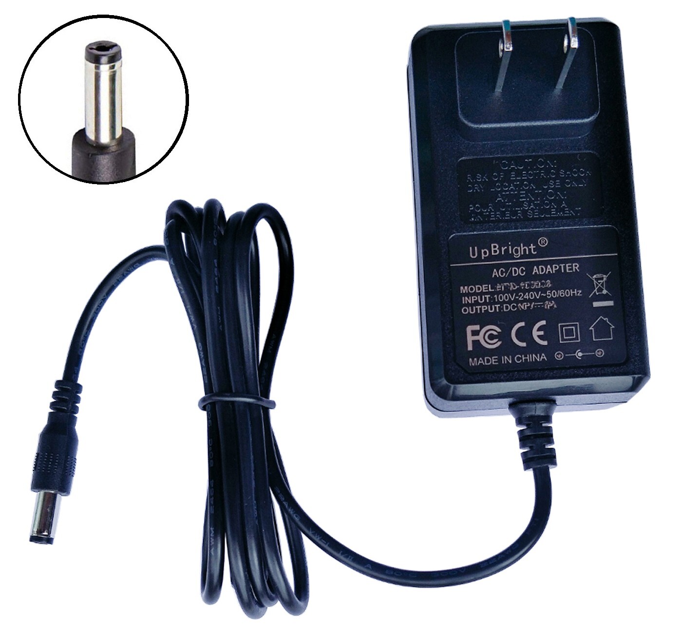 AC Adapter For Koorui 24N5C 24'' 27N1 27" Curved Gaming Monitor Power Supply PSU