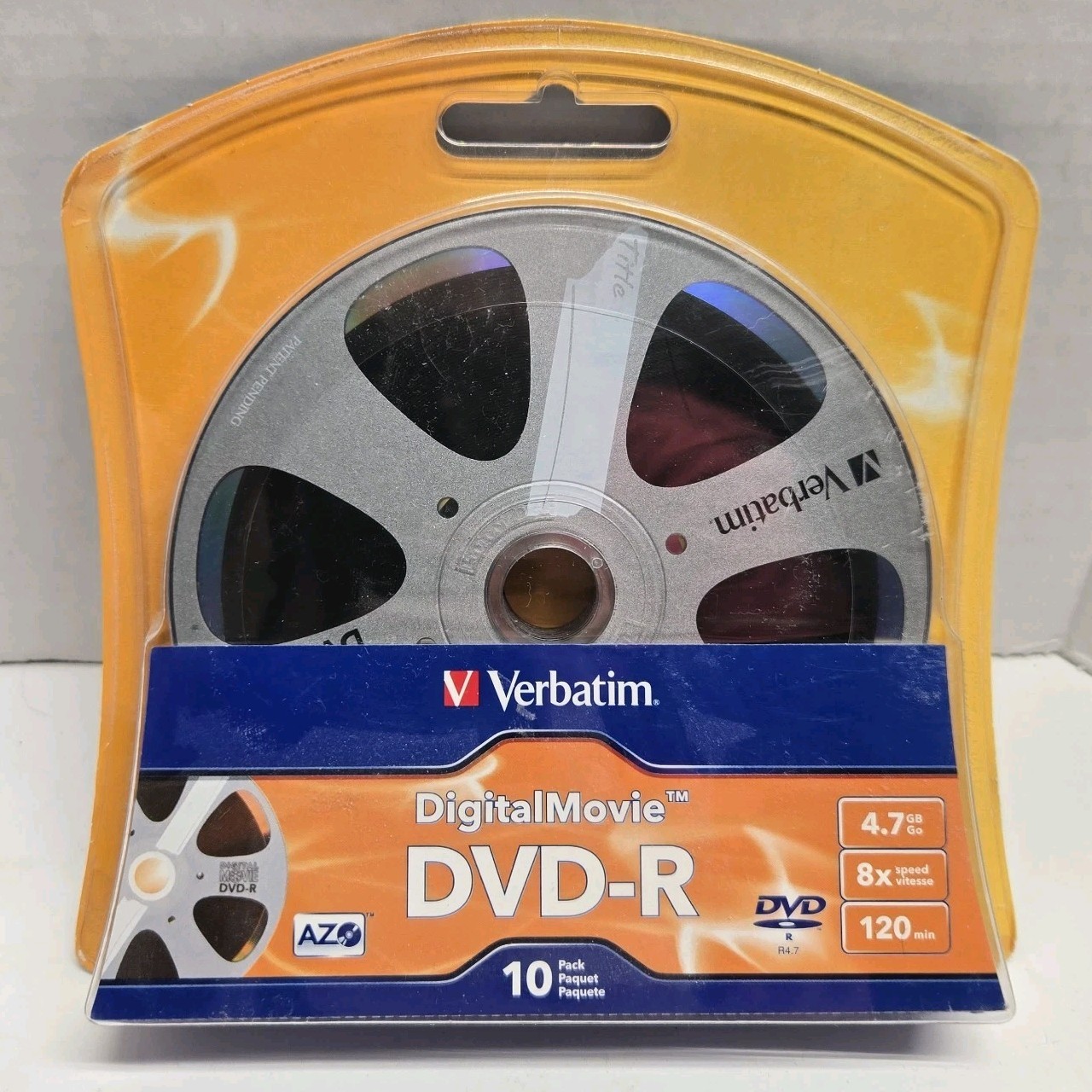 Verbatim DigitalMovie DVD-R 10 Pack 4.7GB 8x 120min