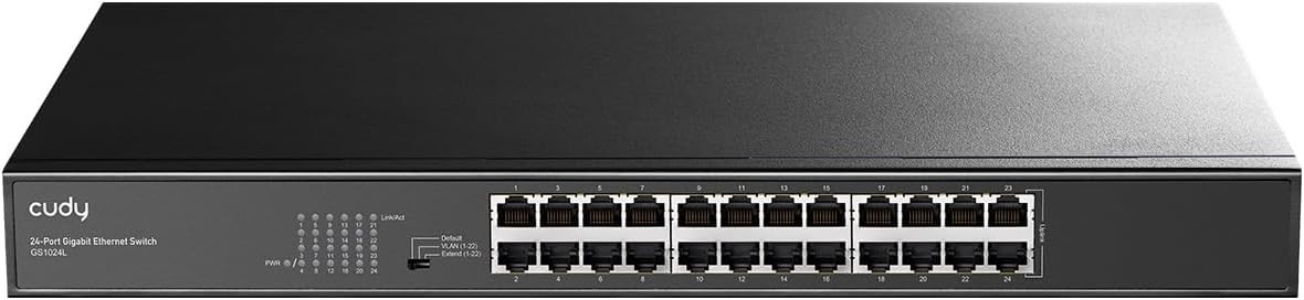 (NEW) Cudy GS1024L 24 Port Light Smart Managed Gigabit Switch, Plug & Play