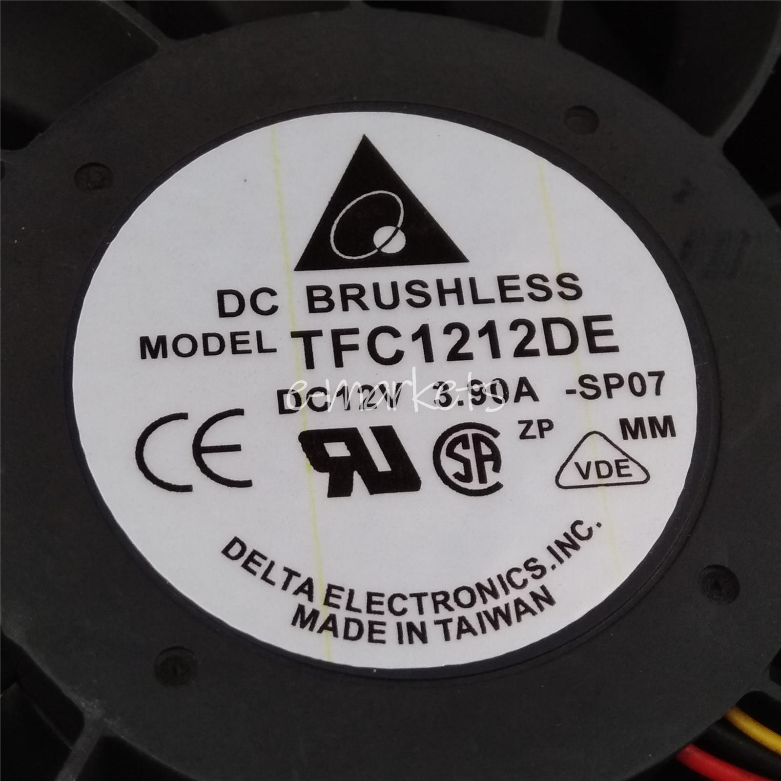 Delta 120mm 12cm TFC1212DE 190CFM 12038 DC 12V cooling fans  1PC