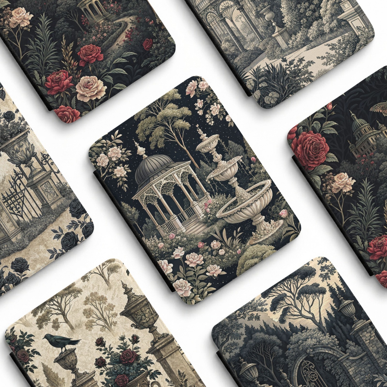 Victorian Garden Gothic Mansion Dark Academia Kindle Paperwhite 7" 12th Gen Case
