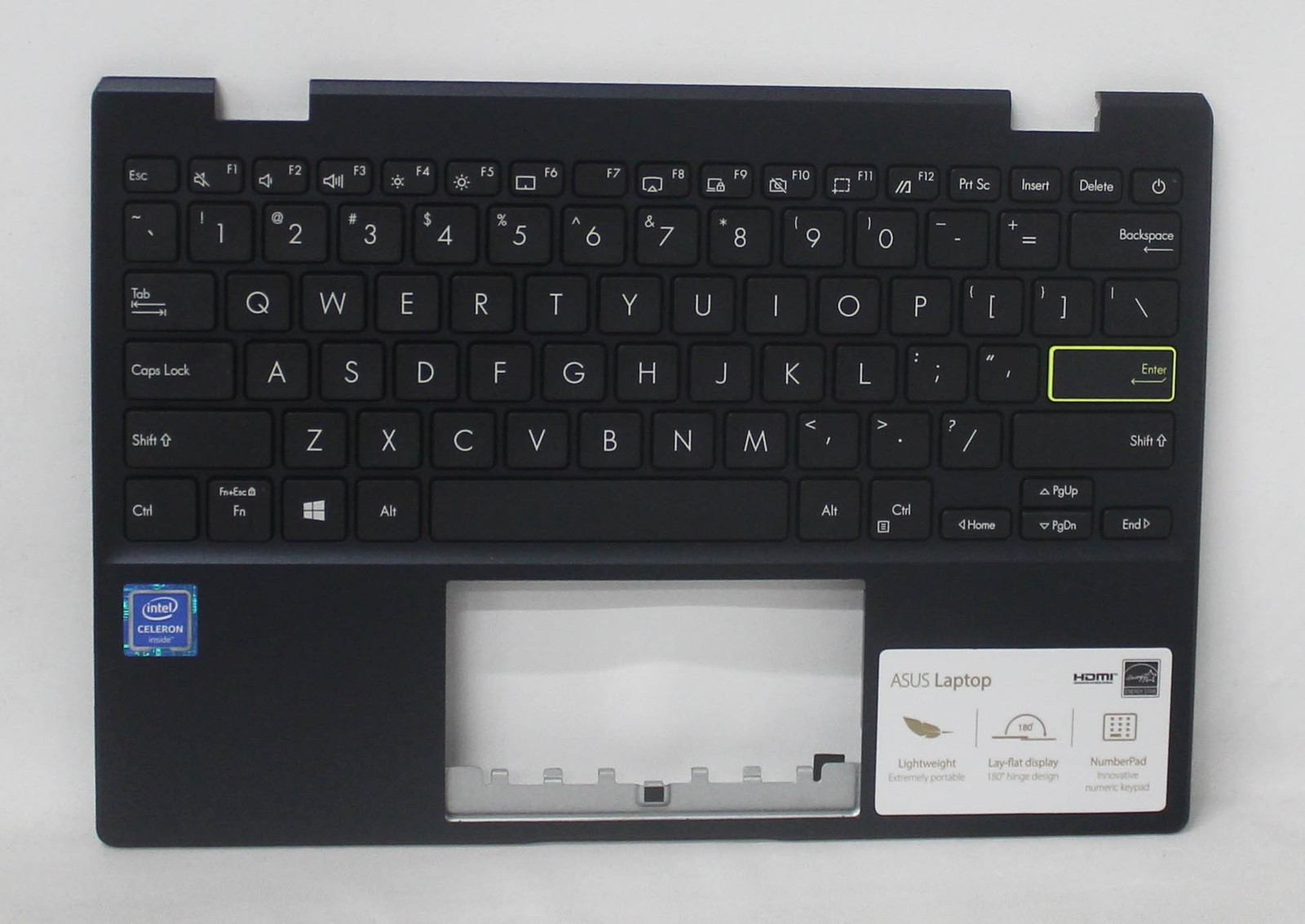 90NB0R41-R31US0 Asus Palmrest Top Ocver W/K/B_(Us)_Module/As E210Ma-1B"GRADE A"