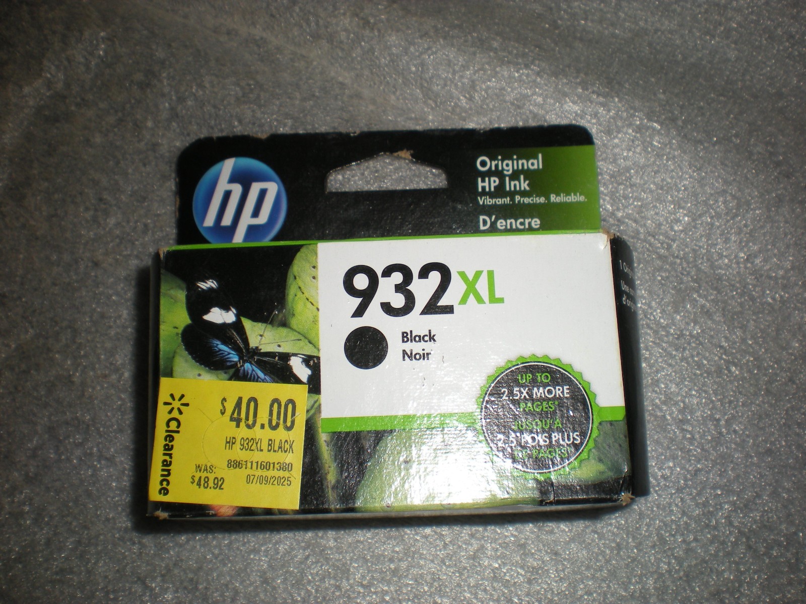 New Genuine HP 932XL Black Ink Cartridge CN053AN EXP NOV 2023