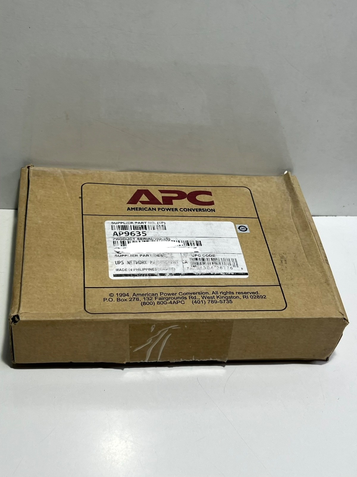 APC AP9635 UPS Network Management 