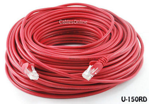 Intellinet 150ft CAT5E UTP Ethernet RJ45 Patch Cable RD