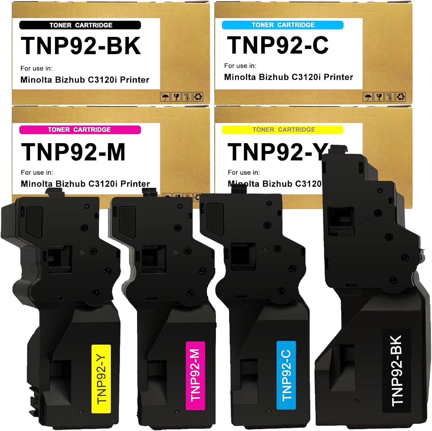 TNP92 Toner Cartridge for Konica Minolta Bizhub C3120i Professional Color Print