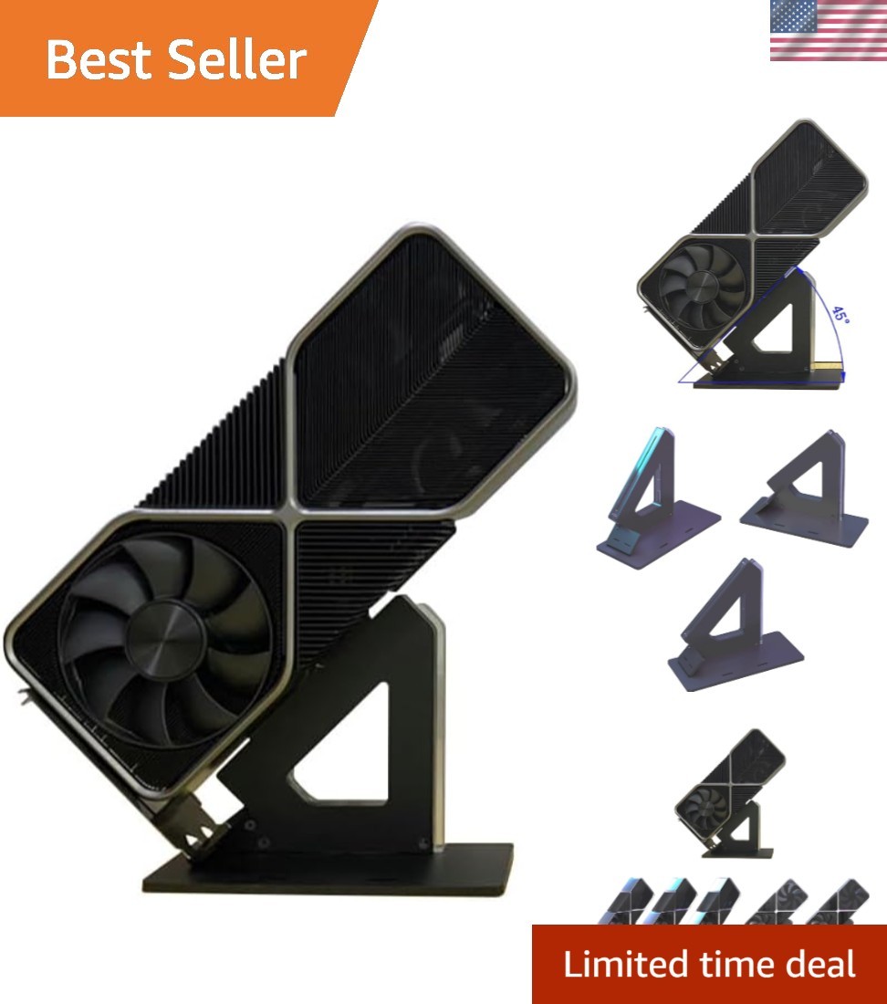 Shelf Trophy Display Stand Holder for Standard PCIE Graphics Cards GPU Two Sl...