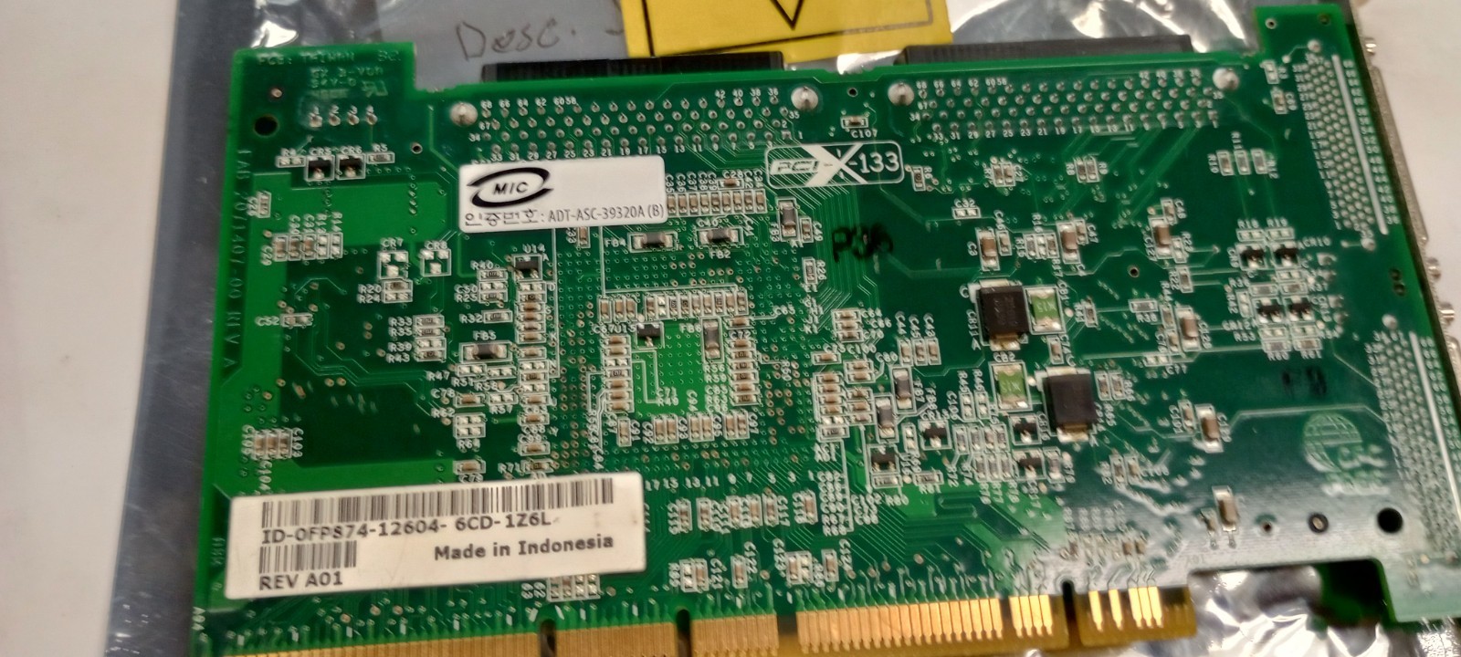 ADAPTEC 39320A ASC-39320A/ DELL SCSI CONTROLLER 