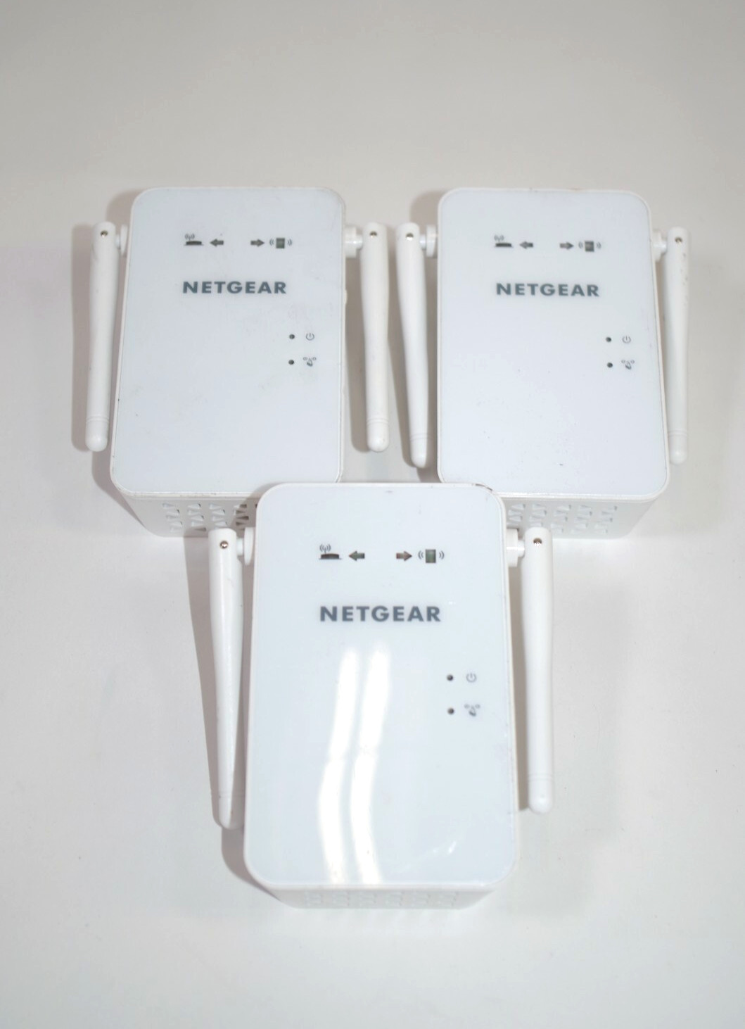 Lot of 3 NETGEAR AC750 Dual-Band Wifi Range Extender EX6100v2