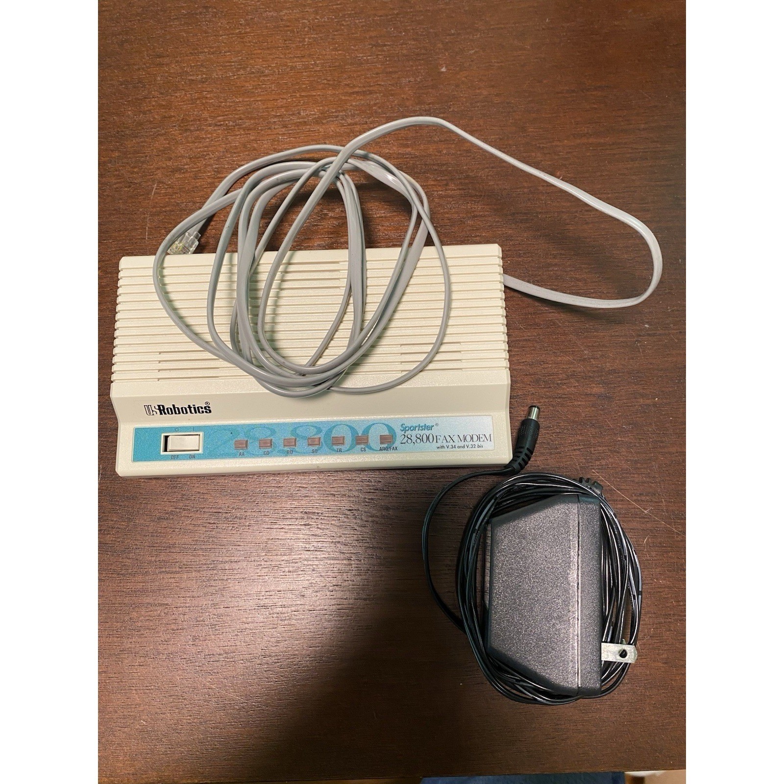 US Robotics Sportster 28,800 External Data Fax Modem 1995