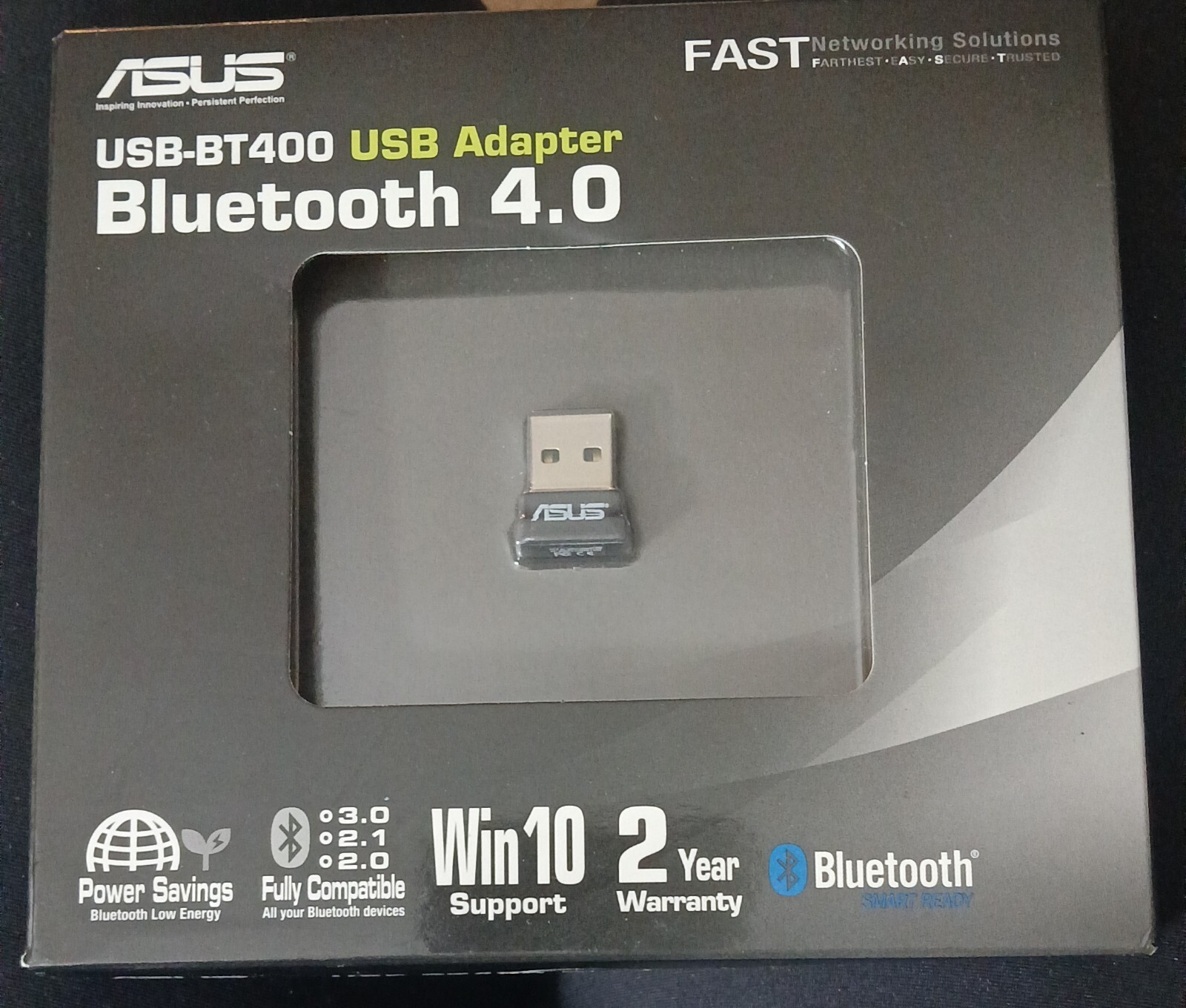 New - ASUS USB-BT400, USB ADAPTER - Bluetooth 4.0 -   