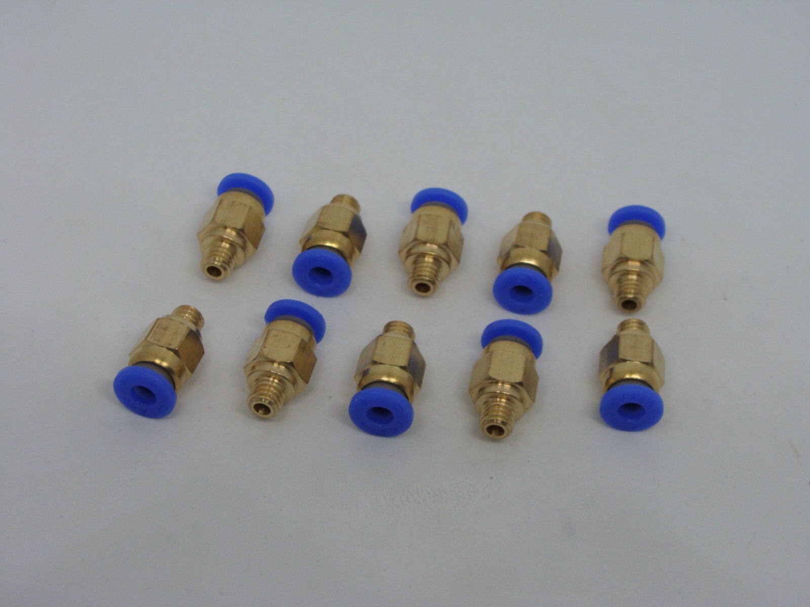 10Pcs PC4-M6 Straight Pneumatic Fitting Push Connect 3D Printer 1.75mm Filament