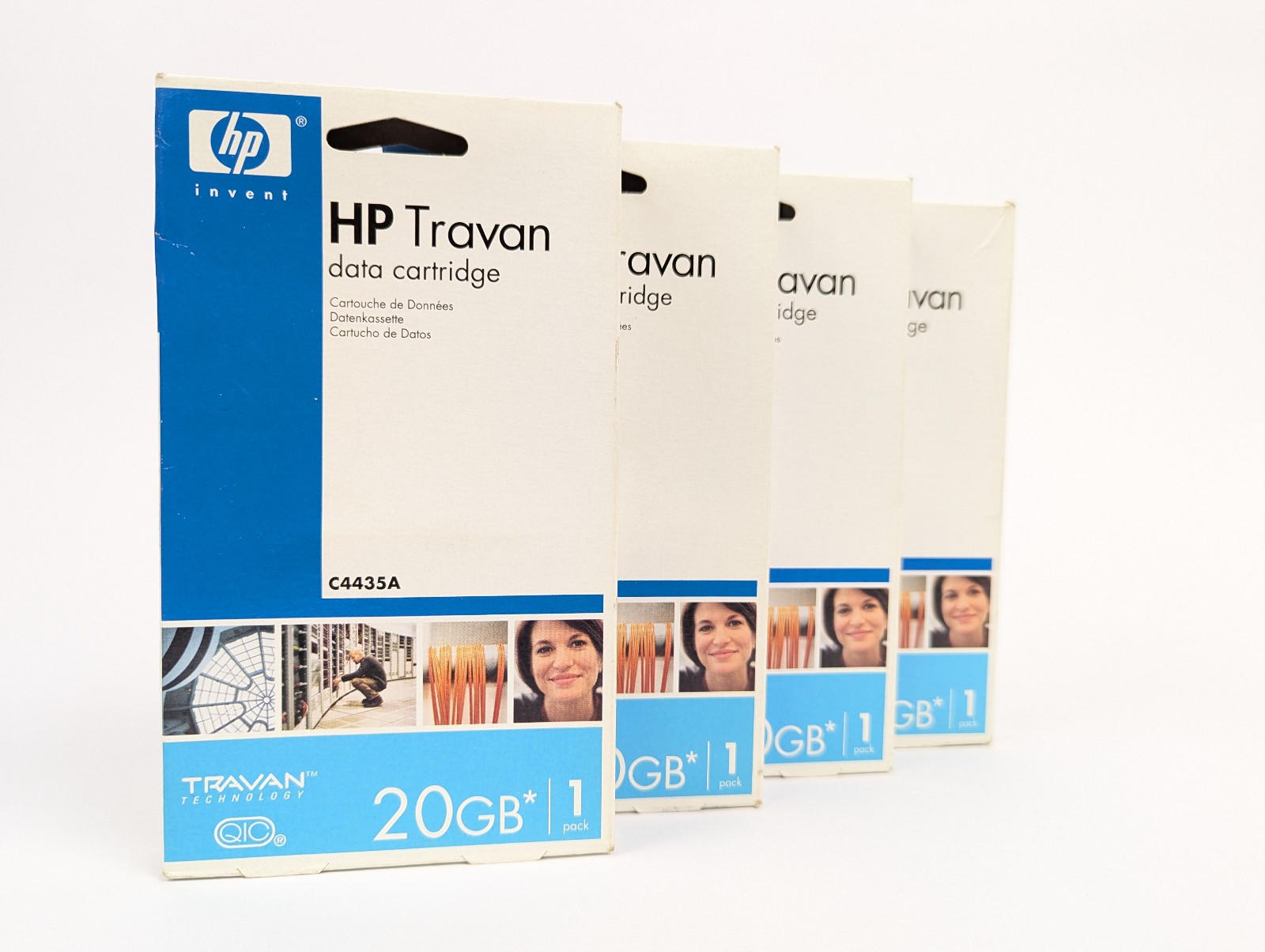 *LOT OF 4* Sealed HP Travan 20GB Data Cartridge C4435A TR-5 Drives