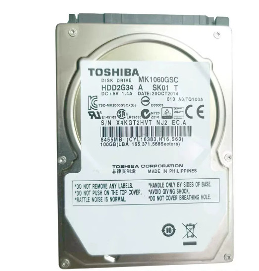 MQ01AAD020C MK1060GSC MK2060GSC200G for Toshiba Hitachi 100GB Car Hard Drive
