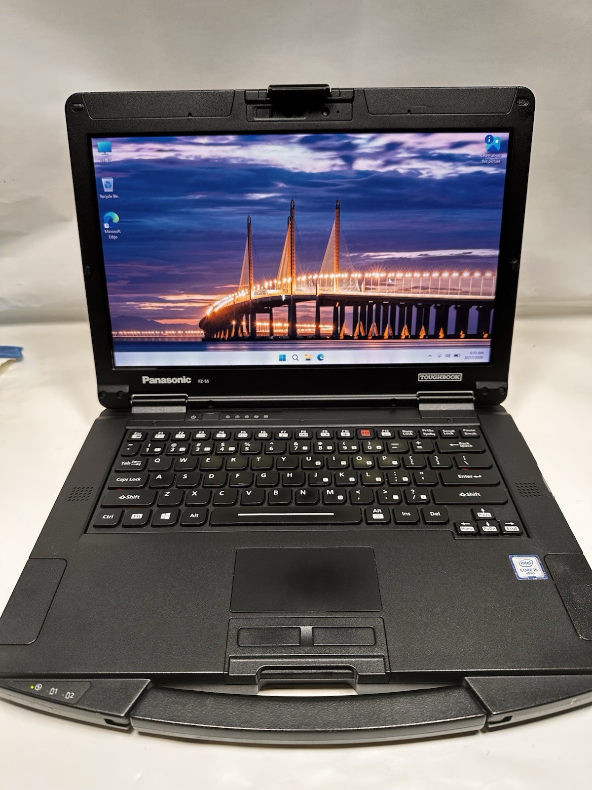 Panasonic Toughbook FZ-55 Touch i5-8365U 32GB 512GB NVMe SSD Win11 . Grade A.#26