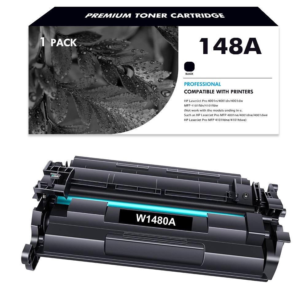 1PK W1480A Toner with Chip Compatible for HP 148A LaserJet Pro MFP 4101fdw 4001n