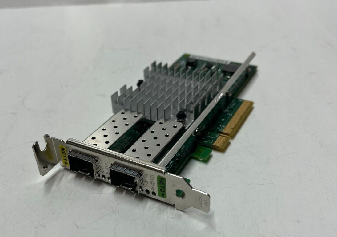 Sun Oracle Intel X520-DA2 Dual Port 10GB PCIe HBA 7051223 Low Profile Card