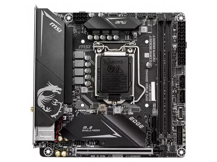 MSI MPG B460I GAMING EDGE WIFI LGA 1200 Intel B460 Mini ITX Intel Motherboard