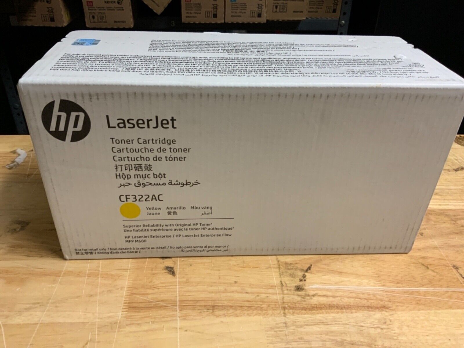 New Genuine OEM HP LaserJet CF321AC CF322AC CF323AC Cyan Yellow Magenta Toners