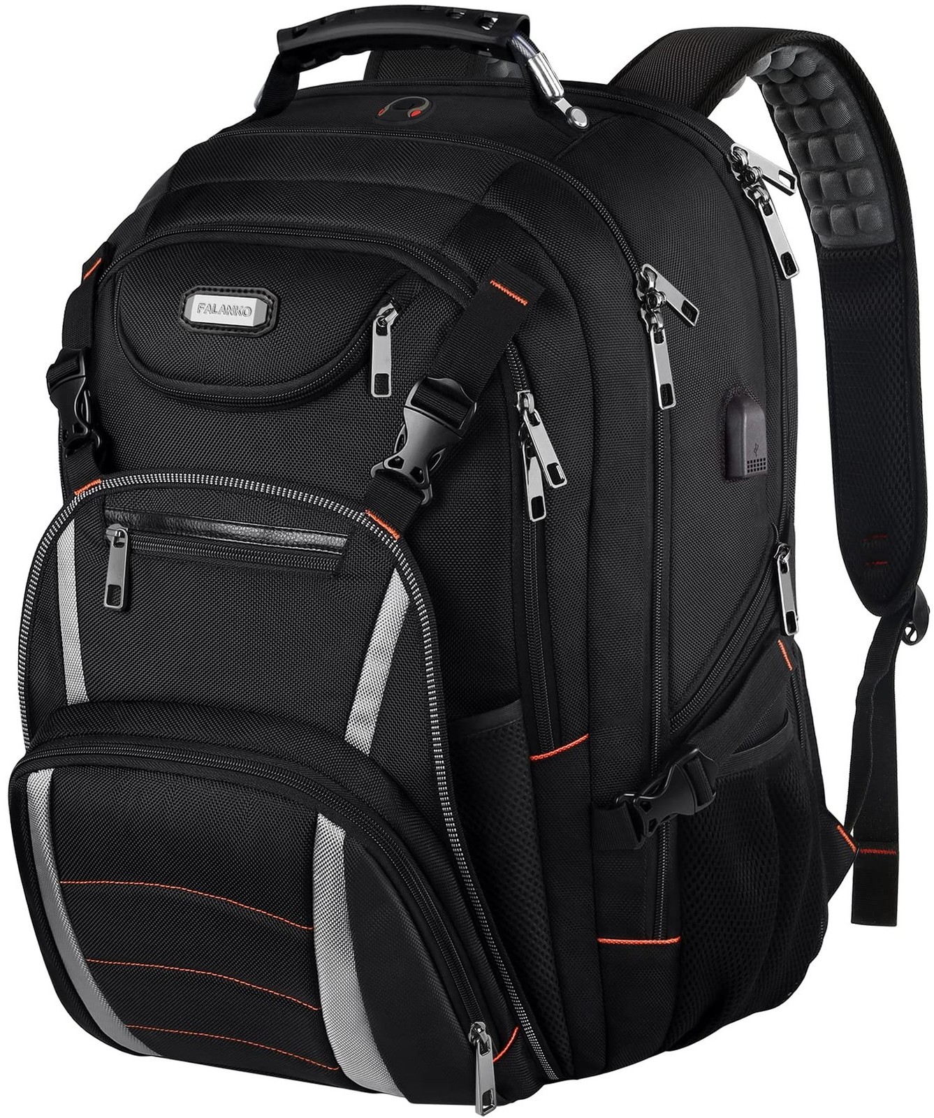 YALIXIAN 18.4 Inch Laptop Backpack,Extra Large Travel Backpack with USB Charg...