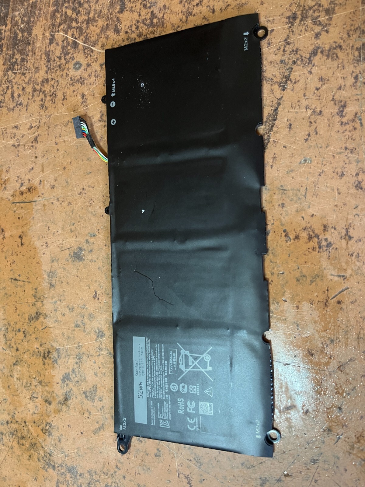 OEM 56Wh 7.6V JD25G Battery For Dell XPS 13 9350 D2608T 90V7W 0DRRP 0N7T6 5K9CP