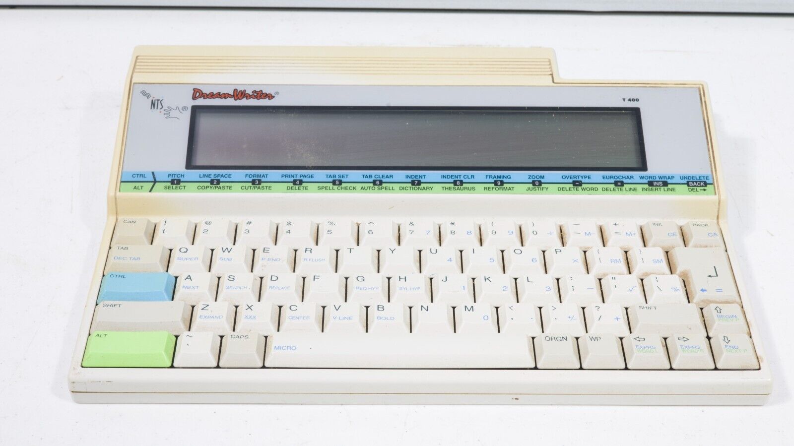Vintage NTS Dreamwriter Dream Writer T400 portable word processor computer 0104