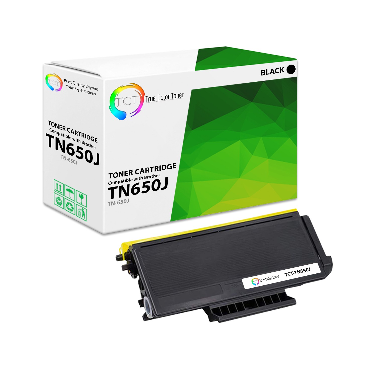 TCT Premium TN620 TN650 Black Jumbo for Brother MFC 8480DN Compatible Toner
